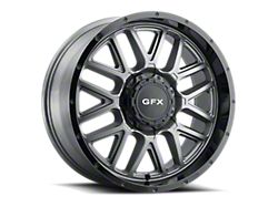 G-FX TM-5 Matte Gray with Matte Black Lip 5-Lug Wheel; 18x9; 0mm Offset (02-08 RAM 1500, Excluding Mega Cab)