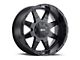 G-FX TR-12 Matte Black 5-Lug Wheel; 18x9; 18mm Offset (02-08 RAM 1500, Excluding Mega Cab)