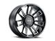 G-FX TR21 Gloss Black Milled 5-Lug Wheel; 18x9; 12mm Offset (02-08 RAM 1500, Excluding Mega Cab)