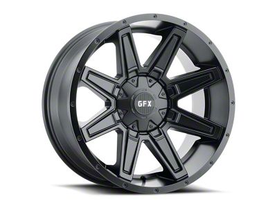 G-FX TR23 Matte Black 5-Lug Wheel; 18x9; 18mm Offset (02-08 RAM 1500, Excluding Mega Cab)