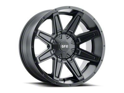 G-FX TR23 Matte Black 5-Lug Wheel; 20x9; 18mm Offset (02-08 RAM 1500, Excluding Mega Cab)