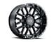 G-FX TM-5 Gloss Black Milled 8-Lug Wheel; 20x9; 12mm Offset (03-09 RAM 2500)