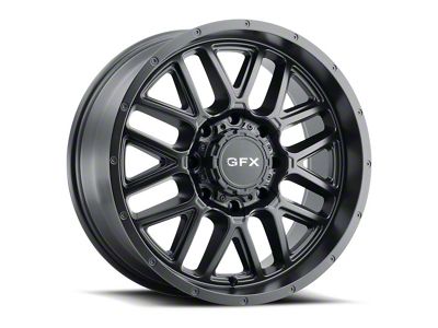 G-FX TM-5 Matte Black 8-Lug Wheel; 17x8.5; 0mm Offset (03-09 RAM 3500 SRW)