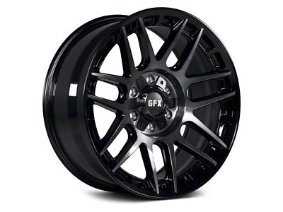 G-FX TM8 Gloss Black with Dark Tint 6-Lug Wheel; 18x9; 18mm Offset (04-08 F-150)