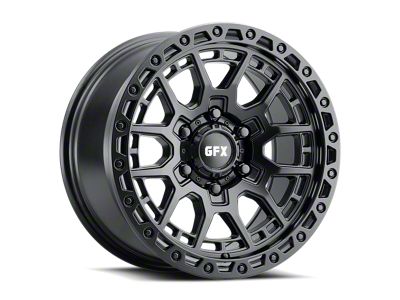 G-FX TR-25 Matte Black 6-Lug Wheel; 17x9; 12mm Offset (04-08 F-150)