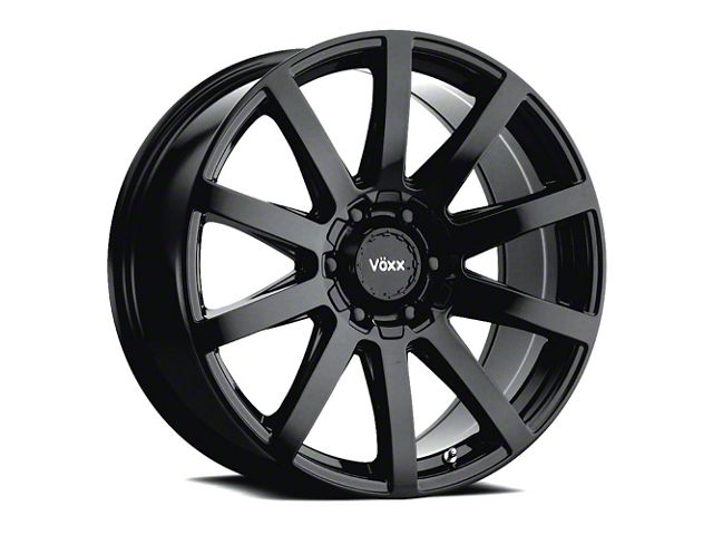 Voxx Vento Gloss Black 6-Lug Wheel; 22x9; 30mm Offset (04-08 F-150)