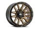 G-FX T26 Bronze with Black Lip and Bolts 6-Lug Wheel; 18x9; 0mm Offset (07-13 Sierra 1500)