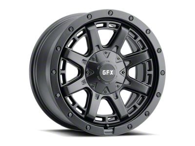 G-FX T27 Matte Black 6-Lug Wheel; 18x9; 12mm Offset (07-13 Sierra 1500)