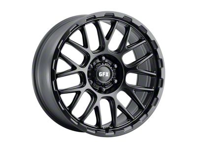 G-FX TM7 Matte Black 6-Lug Wheel; 20x9; 12mm Offset (07-13 Sierra 1500)