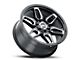 G-FX TR-18 Gloss Black Milled 6-Lug Wheel; 17x8.5; 18mm Offset (07-13 Sierra 1500)