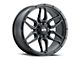 G-FX TR-18 Matte Black 6-Lug Wheel; 17x8.5; 18mm Offset (07-13 Sierra 1500)