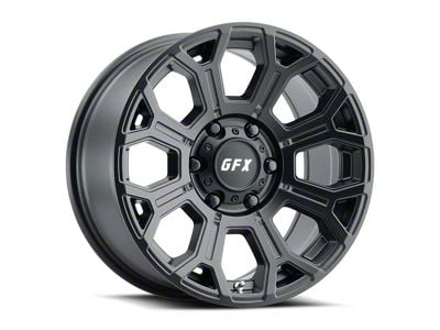 G-FX TR-19 Matte Black 6-Lug Wheel; 17x8.5; 0mm Offset (07-13 Sierra 1500)