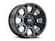 G-FX TR-19 Matte Black 6-Lug Wheel; 17x8.5; 18mm Offset (07-13 Sierra 1500)