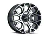 G-FX TR-19 Gloss Black Machined 6-Lug Wheel; 17x8.5; 0mm Offset (07-13 Silverado 1500)