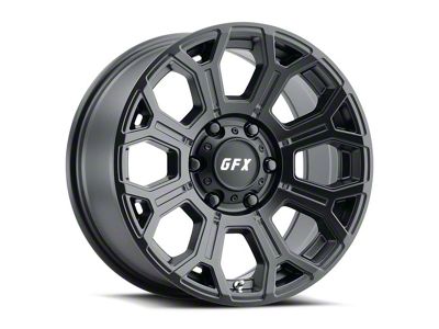 G-FX TR-19 Matte Black 6-Lug Wheel; 17x8.5; 18mm Offset (07-13 Silverado 1500)