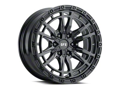 G-FX TR-24 Matte Black 6-Lug Wheel; 18x9; 0mm Offset (07-13 Silverado 1500)