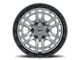 G-FX TR-24 Matte Gray with Matte Black Lip 6-Lug Wheel; 18x9; 12mm Offset (07-13 Silverado 1500)