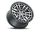 G-FX TR-24 Matte Gray with Matte Black Lip 6-Lug Wheel; 18x9; 12mm Offset (07-13 Silverado 1500)