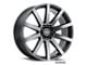 Voxx Vento Gloss Black Dark Tint 6-Lug Wheel; 22x9; 30mm Offset (07-13 Silverado 1500)