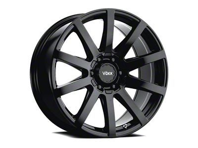 Voxx Vento Gloss Black 6-Lug Wheel; 22x9; 30mm Offset (07-13 Silverado 1500)