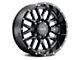 G-FX TM-5 Gloss Black Milled 6-Lug Wheel; 17x8.5; 0mm Offset (07-14 Tahoe)