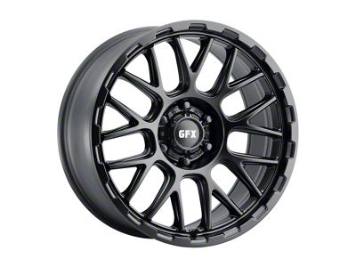 G-FX TM7 Matte Black 6-Lug Wheel; 17x9; 12mm Offset (07-14 Tahoe)