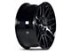 G-FX TM8 Gloss Black with Dark Tint 6-Lug Wheel; 20x9; 18mm Offset (07-14 Tahoe)