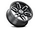 G-FX TR-18 Gloss Black Milled 6-Lug Wheel; 18x9; 0mm Offset (07-14 Tahoe)