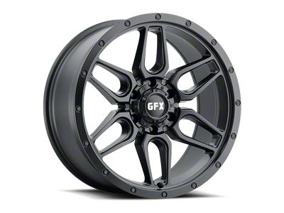 G-FX TR-18 Matte Black 6-Lug Wheel; 18x9; 0mm Offset (07-14 Yukon)