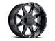 G-FX TR-12 Gloss Black Milled 6-Lug Wheel; 20x9; 0mm Offset (09-14 F-150)