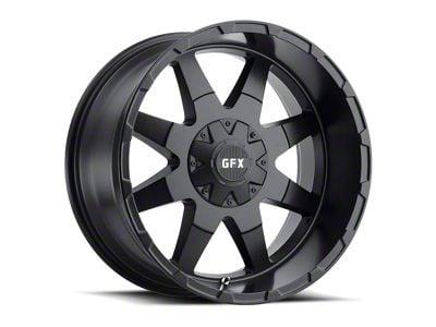 G-FX TR-12 Matte Black 8-Lug Wheel; 20x9; 0mm Offset (10-18 RAM 3500 SRW)