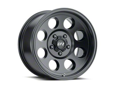 G-FX TR-16 Matte Black 8-Lug Wheel; 17x9; 0mm Offset (10-18 RAM 3500 SRW)