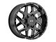 G-FX TR-Mesh2 Gloss Black Milled 8-Lug Wheel; 17x9; 12mm Offset (10-18 RAM 3500 SRW)