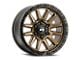 G-FX T26 Bronze with Black Lip and Bolts 6-Lug Wheel; 18x9; 0mm Offset (14-18 Sierra 1500)