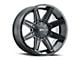 G-FX TR23 Matte Black 6-Lug Wheel; 18x9; 12mm Offset (14-18 Sierra 1500)