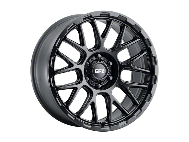 G-FX TM7 Matte Black 6-Lug Wheel; 20x9; 12mm Offset (14-18 Silverado 1500)