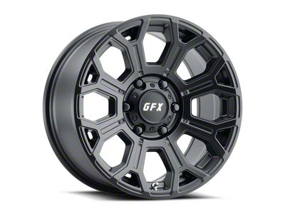 G-FX TR-19 Matte Black 6-Lug Wheel; 18x9; 12mm Offset (14-18 Silverado 1500)