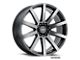 Voxx Vento Gloss Black Dark Tint 6-Lug Wheel; 22x9; 30mm Offset (14-18 Silverado 1500)