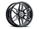 G-FX TR-18 Gloss Black Milled 6-Lug Wheel; 17x8.5; 18mm Offset (15-20 F-150)