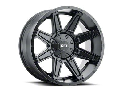 G-FX TR23 Matte Black 6-Lug Wheel; 18x9; 12mm Offset (15-20 F-150)