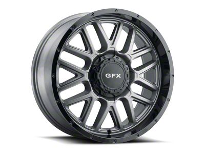 G-FX TM-5 Matte Black 8-Lug Wheel; 20x9; 12mm Offset (15-19 Silverado 2500 HD)