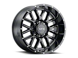 G-FX TM-5 Gloss Black Milled 6-Lug Wheel; 18x9; 0mm Offset (15-20 Tahoe)