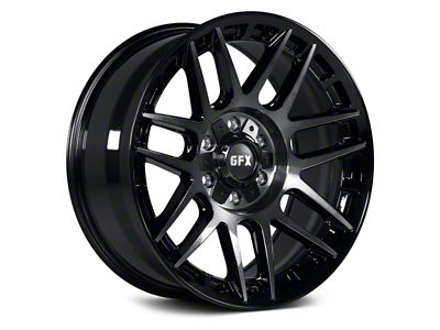 G-FX TM8 Gloss Black with Dark Tint 6-Lug Wheel; 18x9; 18mm Offset (15-20 Tahoe)