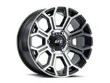 G-FX TR-19 Gloss Black Machined 6-Lug Wheel; 17x8.5; 0mm Offset (15-20 Tahoe)