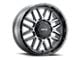 G-FX TM-5 Matte Gray with Matte Black Lip 6-Lug Wheel; 20x9; 0mm Offset (15-20 Yukon)