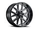 G-FX TM6 Gloss Black Milled 6-Lug Wheel; 22x12; -44mm Offset (15-20 Yukon)