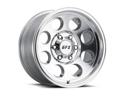 G-FX TR-16 Polished 8-Lug Wheel; 18x9; 0mm Offset (23-24 F-350 Super Duty SRW)