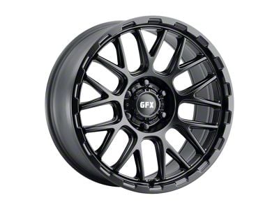 G-FX TM7 Matte Black 6-Lug Wheel; 17x9; 12mm Offset (24-25 Ranger)