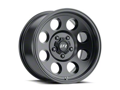G-FX TR-16 Matte Black 6-Lug Wheel; 18x9; 12mm Offset (2024 Ranger)