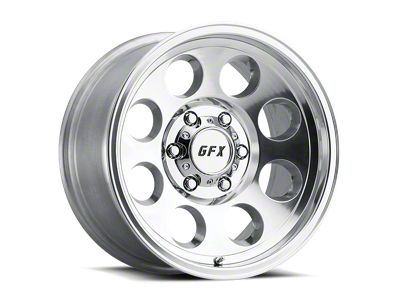 G-FX TR-16 Polished 6-Lug Wheel; 18x9; 12mm Offset (2024 Ranger)